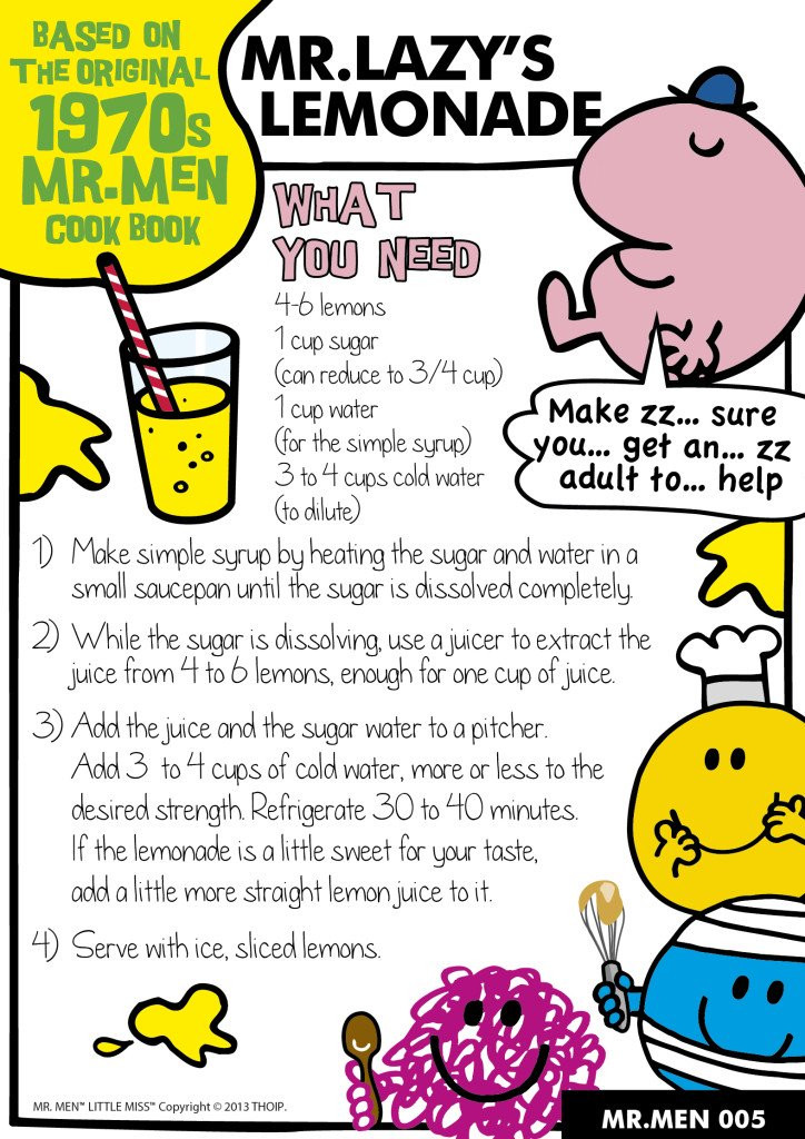 Recipes For Little Kids
 Mr Men Themed Baking Ideas In The Playroom