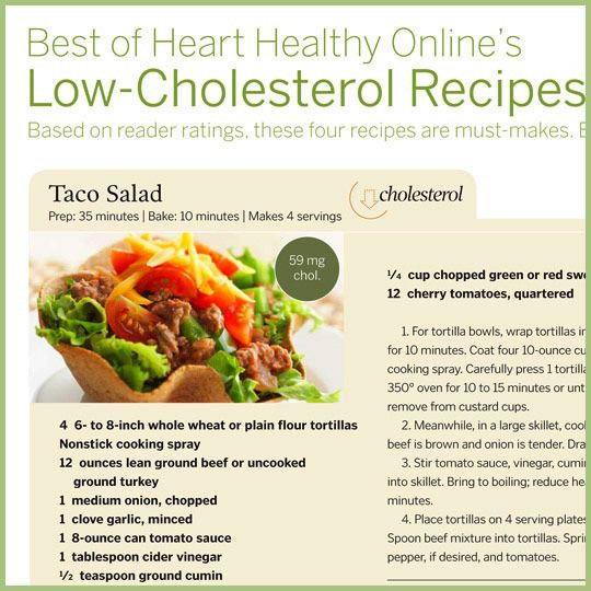 Recipes For Low Cholesterol Diet Low Cholesterol Recipes Food