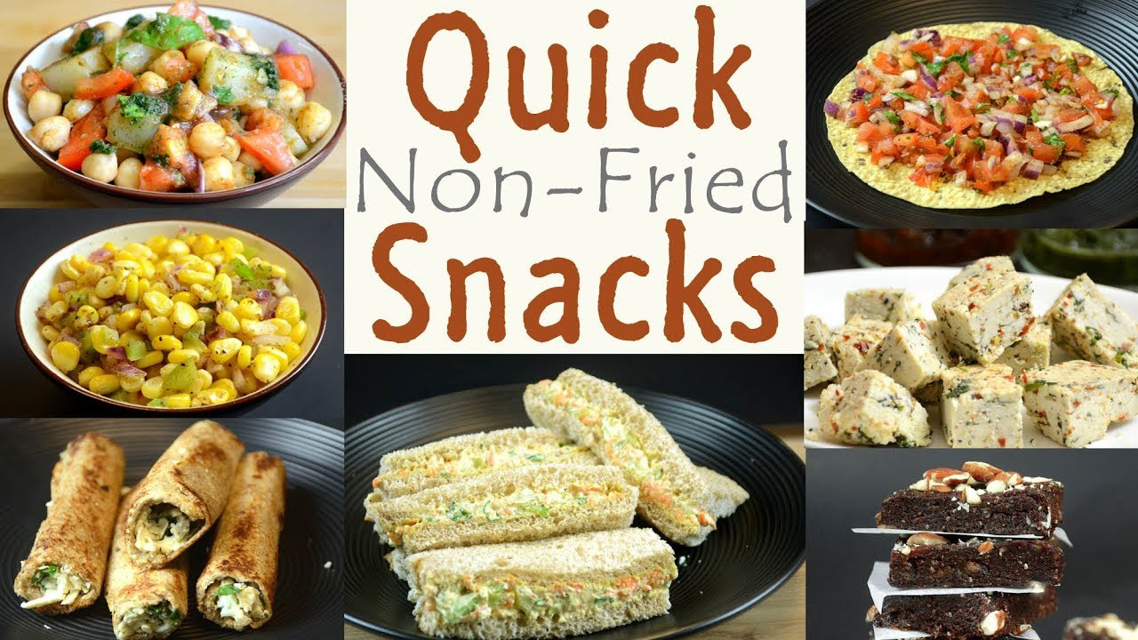Recipes For Snacks
 Quick and Healthy Snacks