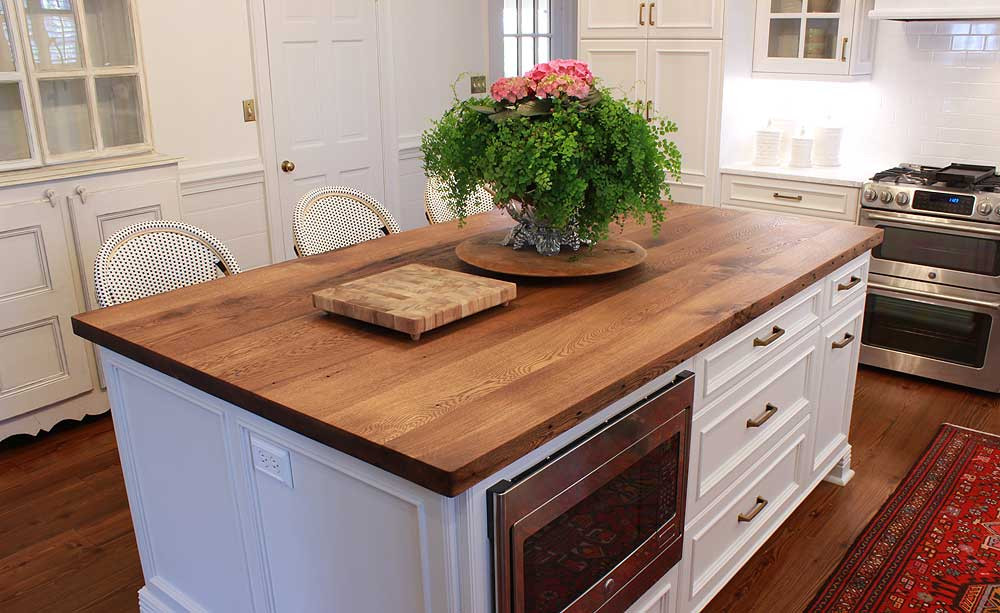 Reclaimed Wood Kitchen Island DIY
 Reclaimed Wood Countertops J Aaron
