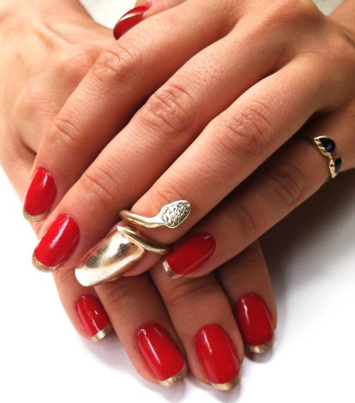 Red And Gold Nail Designs
 6 Best Gold Nail Art Designs