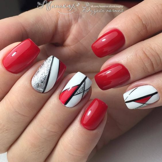 Red Nail Designs
 34 Elegant Red Nails