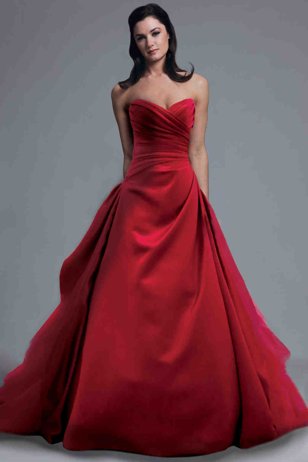 Red Wedding Gowns
 Red Wedding Dresses Spring 2013 Bridal Fashion Week