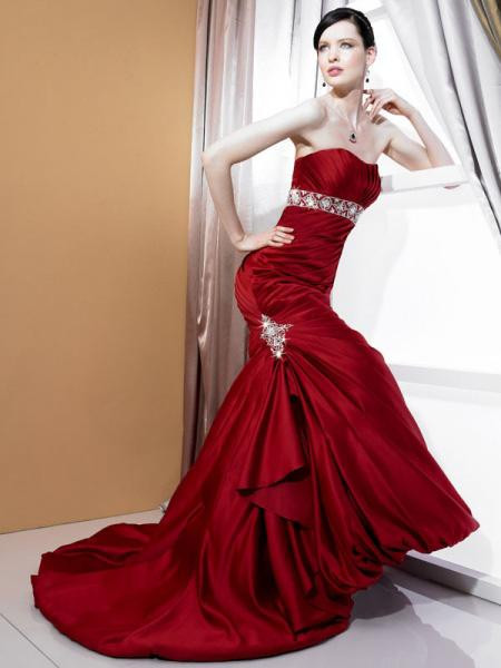 Red Wedding Gowns
 DressyBridal 6 Unique Colored Wedding Gowns
