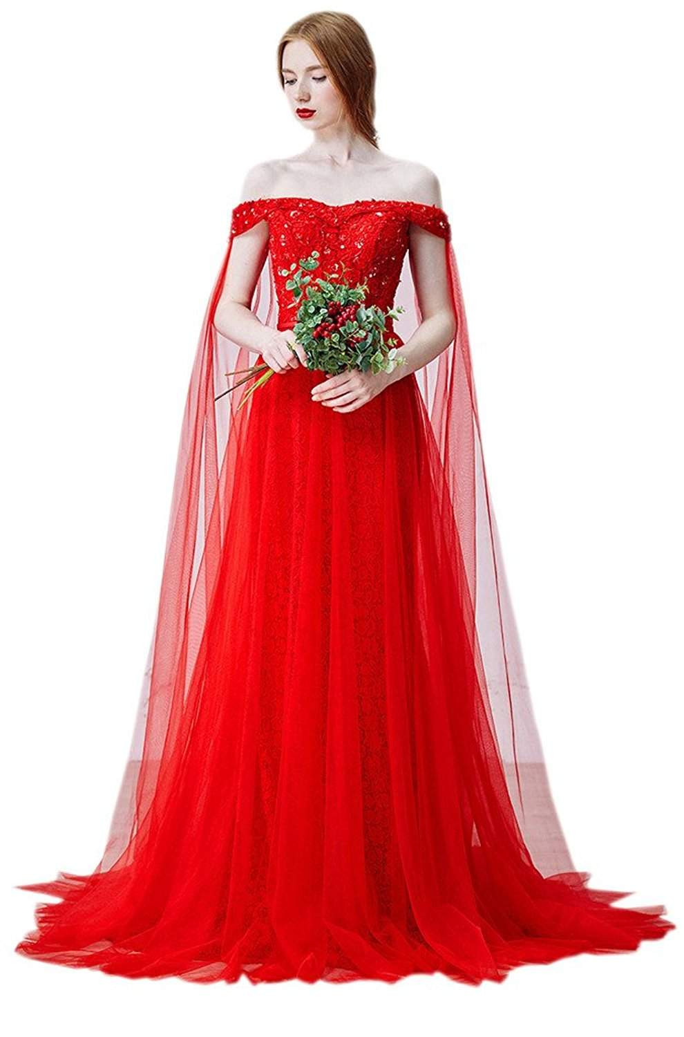 Red Wedding Gowns
 25 Red Wedding Dresses You’ll Absolutely Love 2018