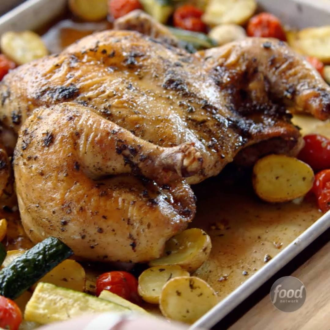 Ree Drummond Sheet Pan Dinners
 Recipe of the Day Ree s Spatchcock Chicken Sheet Pan