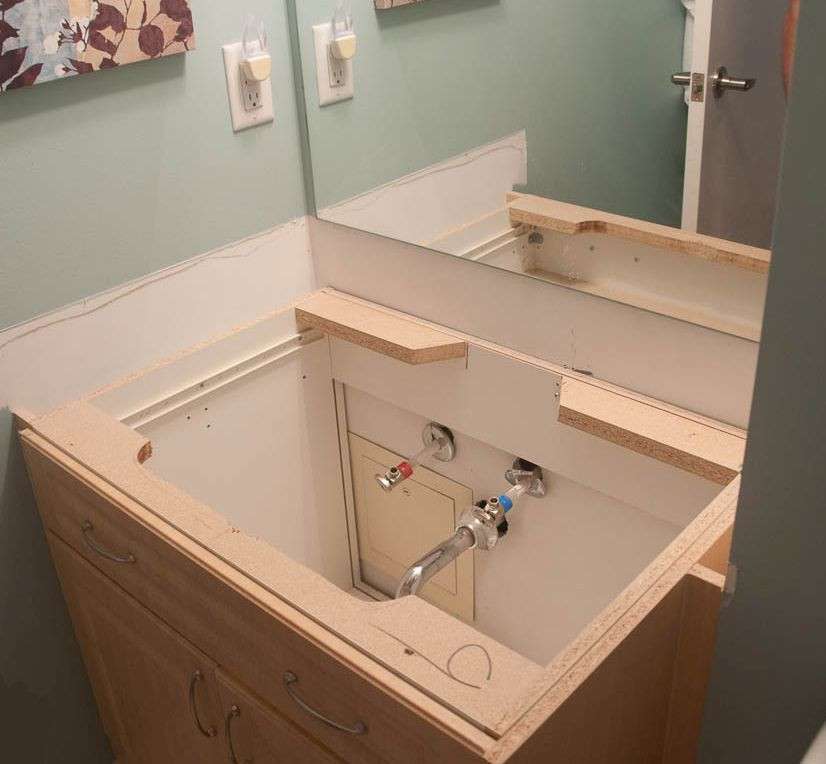 Replacing Bathroom Vanity
 Replacing Bathroom Countertop And Sink install a bathroom