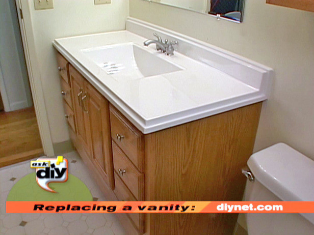 Replacing Bathroom Vanity
 How to Replace a Bathroom Vanity how tos