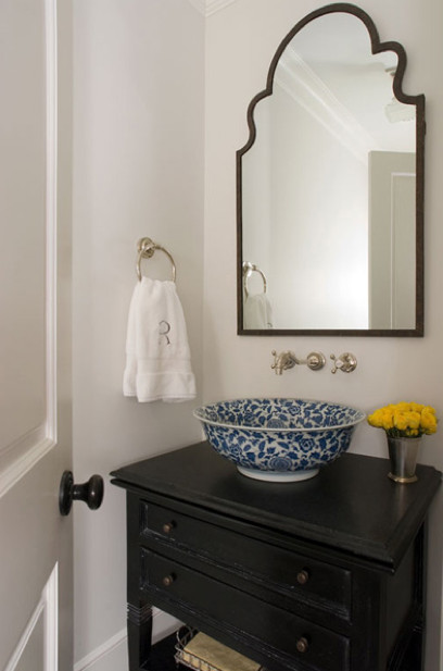 Repurposed Bathroom Vanities
 Black Repurposed Bathroom Vanity Design Ideas