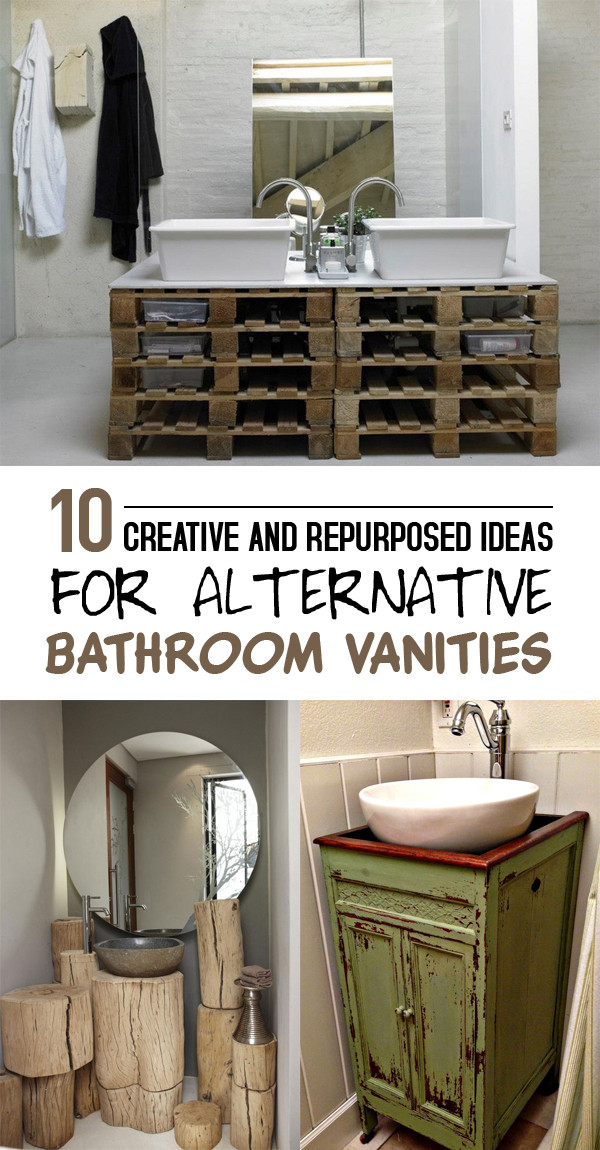 Repurposed Bathroom Vanities
 10 Creative and Repurposed Ideas For Alternative Bathroom