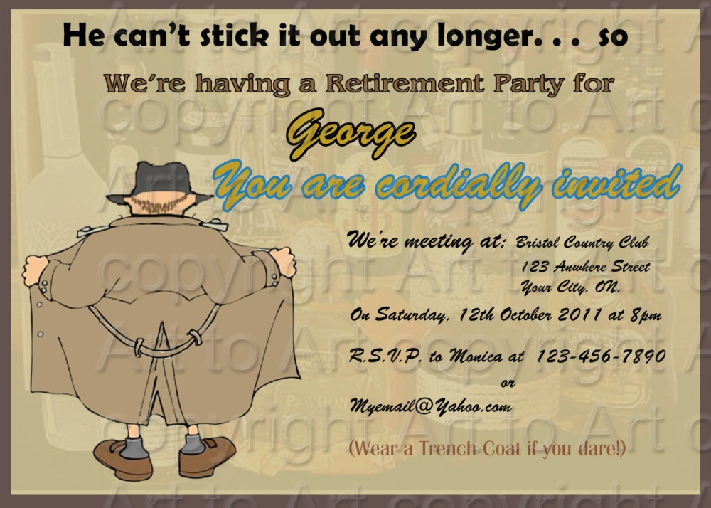 Retirement Party Invitation Wording Ideas
 FUNNY PARTY INVITATION QUOTES image quotes at hippoquotes