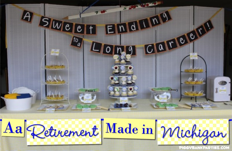 Retirement Tea Party Ideas
 real parties Aa retirement made in michigan the