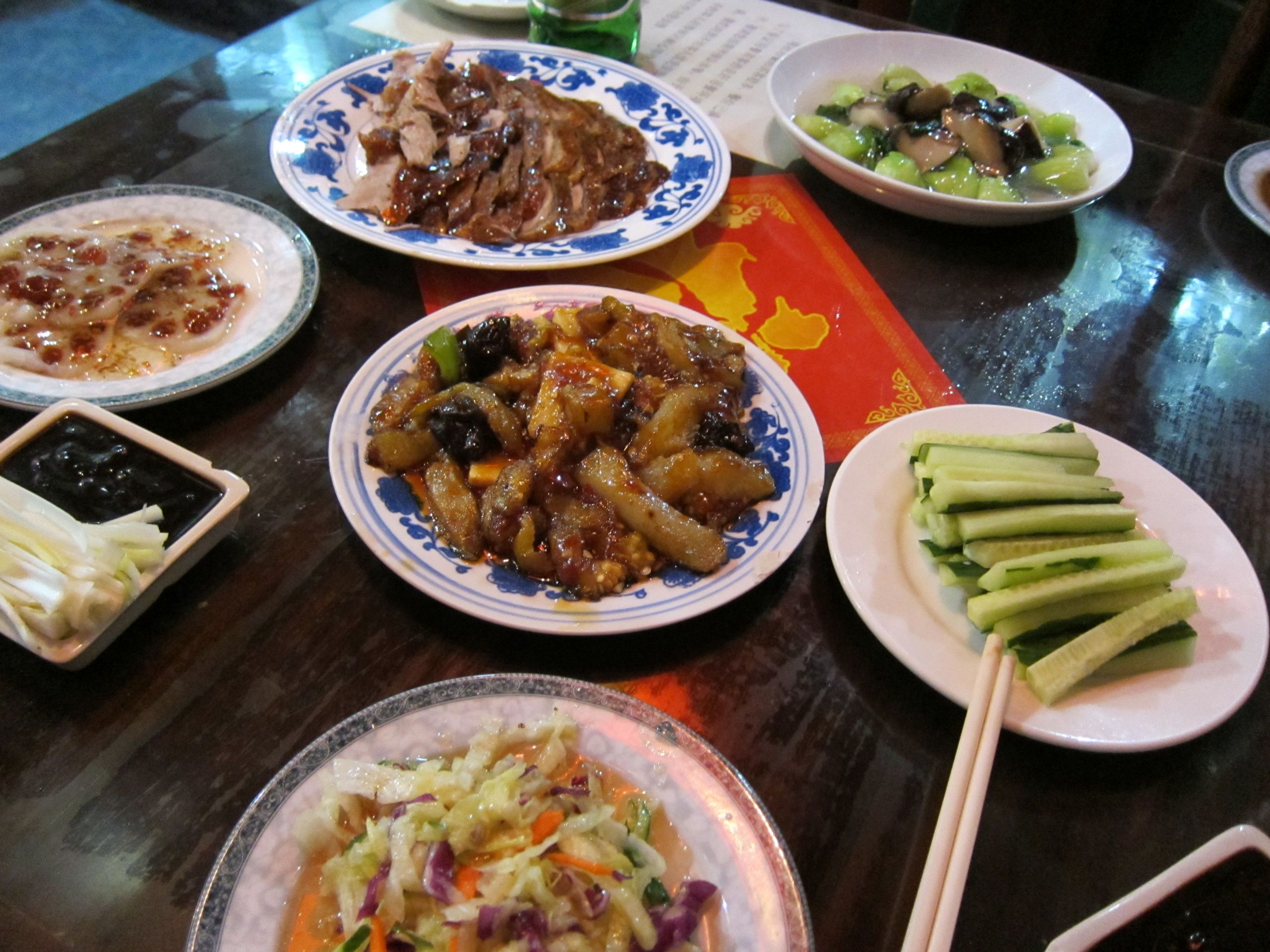 Roast Duck Side Dishes
 Li Qun Roast Duck – Beijing China