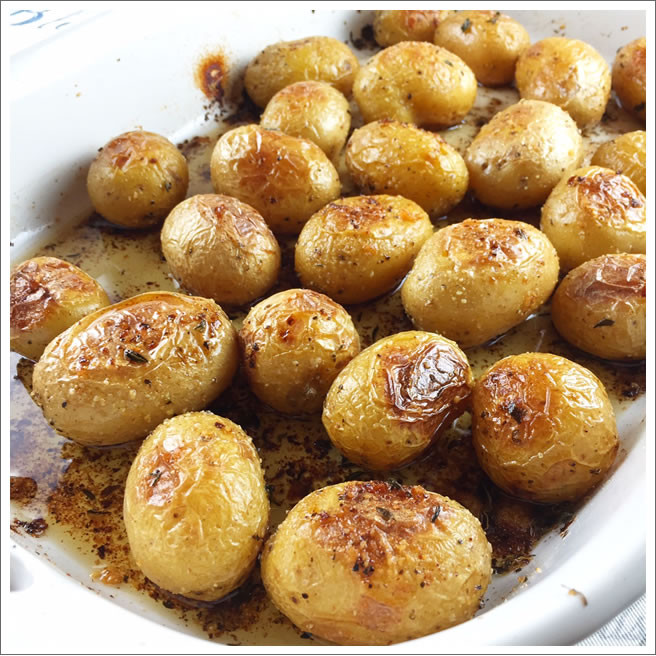 Roasted Baby Gold Potatoes
 Olympics Gold Desserts & Cocktails Recipes CandyStore