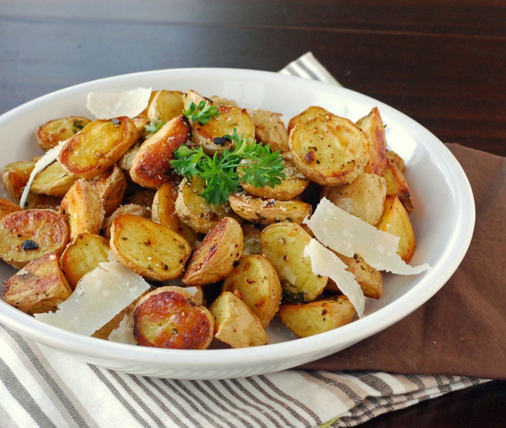 Roasted Baby Potatoes Recipes
 Parmesan Roasted Baby Potatoes with Parsley