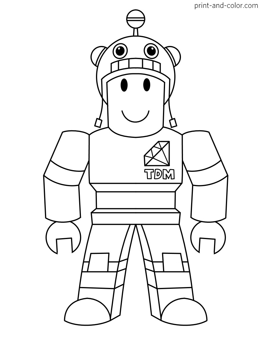 Roblox Printable Coloring Pages
 Roblox coloring pages