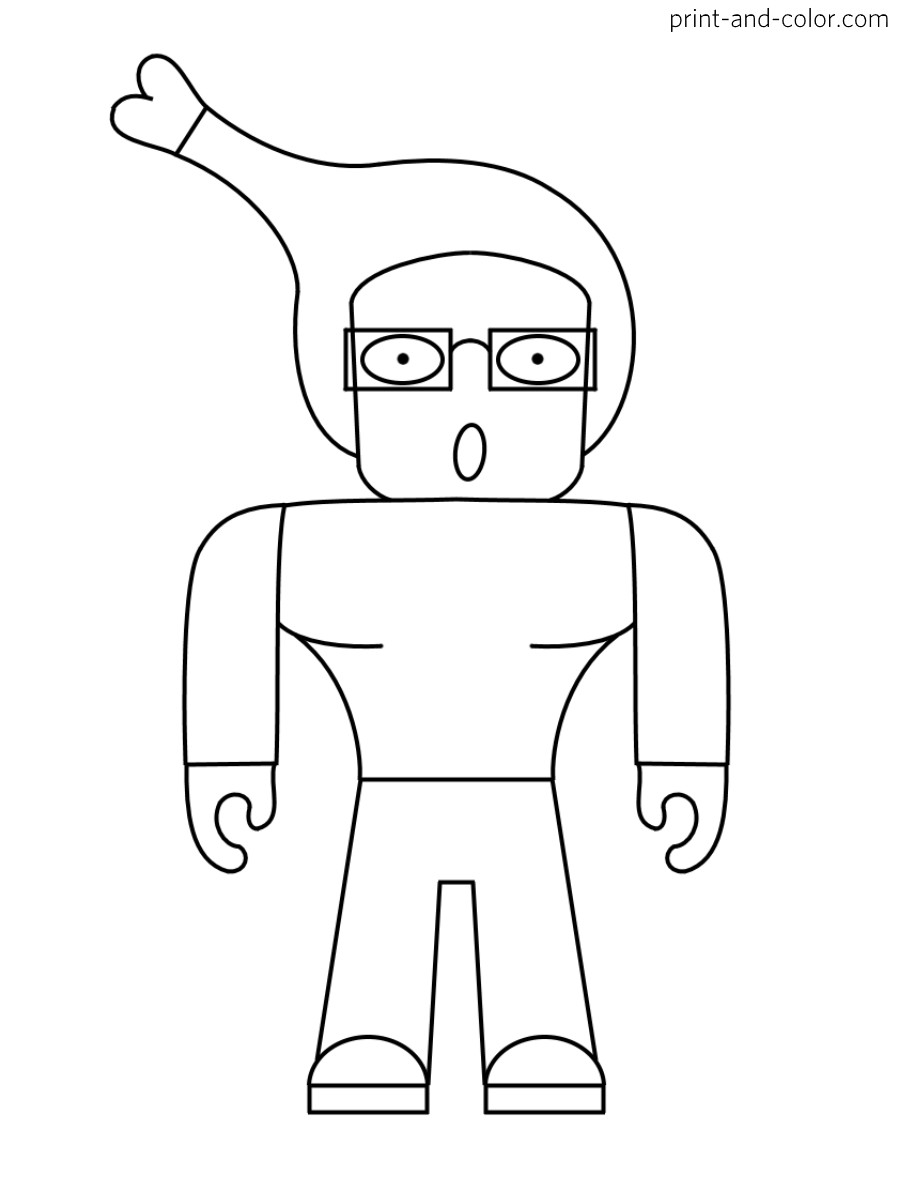 Roblox Printable Coloring Pages
 Roblox Printable Coloring Pages