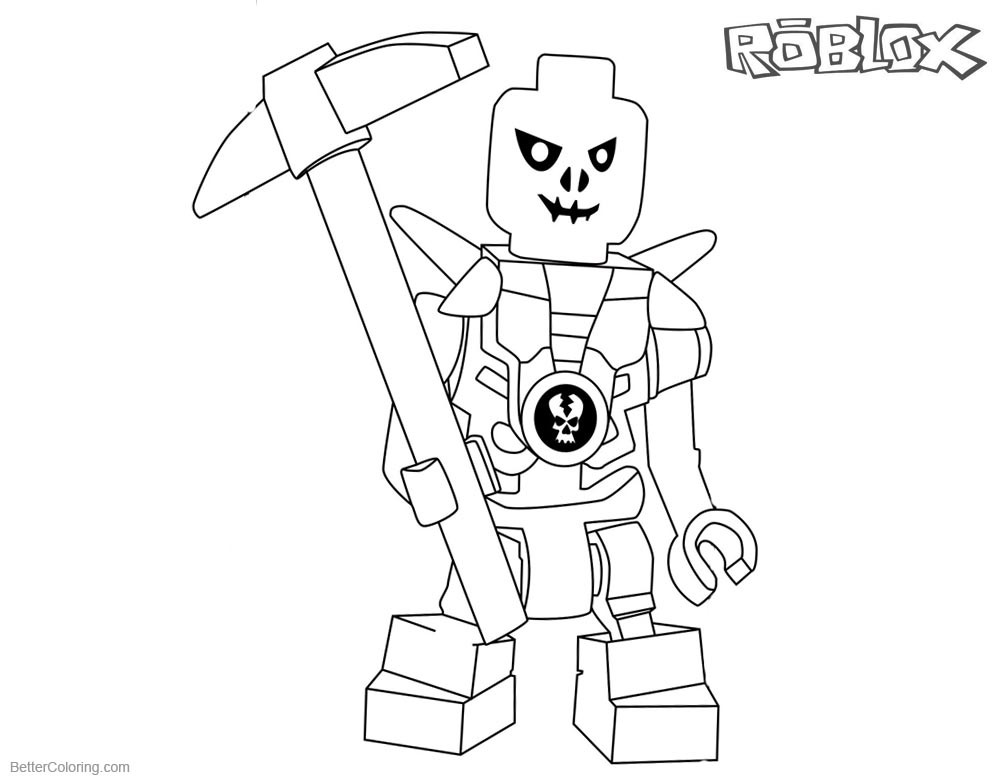 Roblox Printable Coloring Pages
 Roblox Characters Coloring Pages Sketch Coloring Page