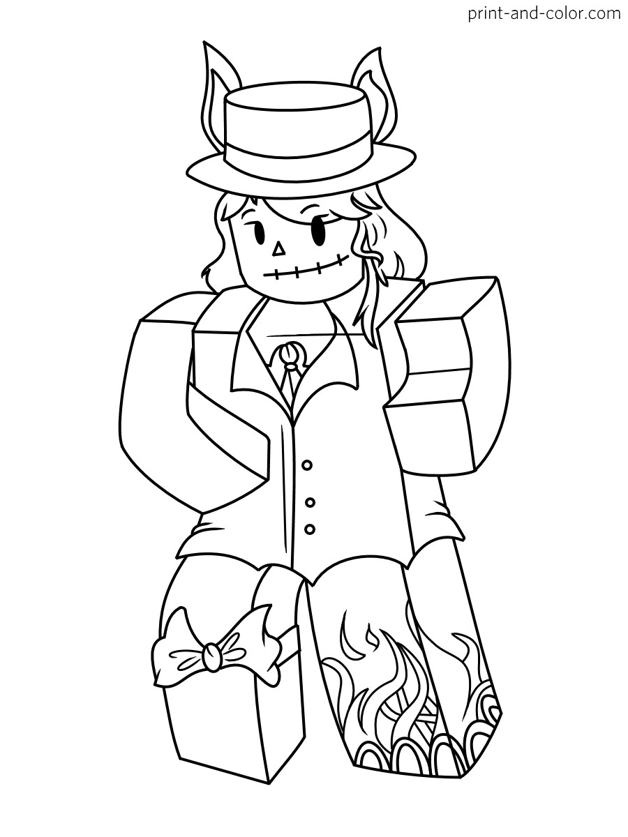 Roblox Printable Coloring Pages
 Roblox coloring pages