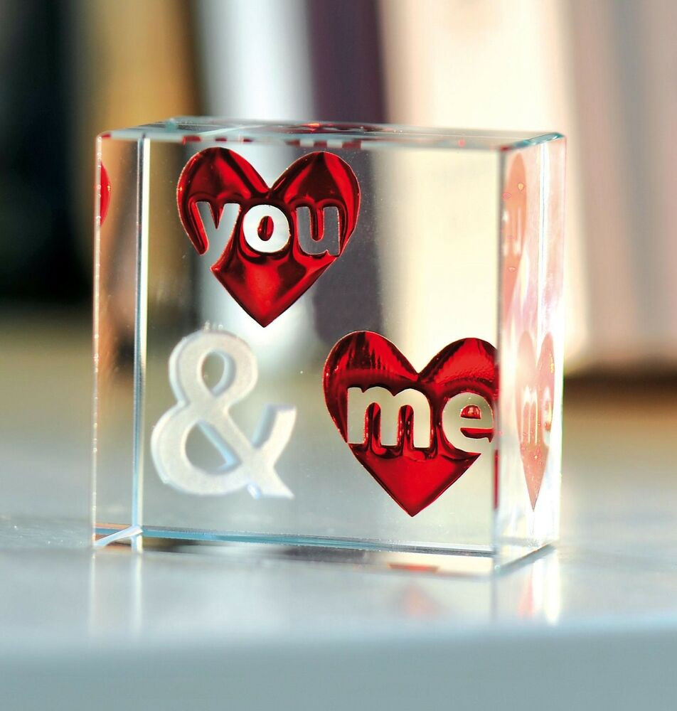 Romantic Birthday Gifts For Him
 Spaceform You & Me Glass Romantic Love Gift Ideas for Her
