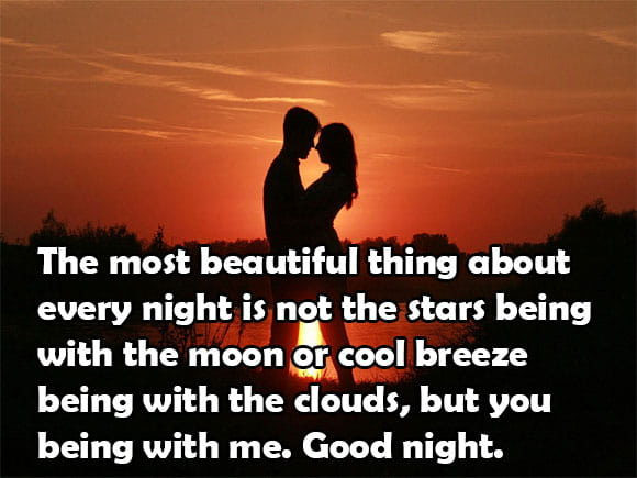 Romantic Good Night Quotes For Her
 Good Night Messages for Wife Romantic Goodnight Quotes