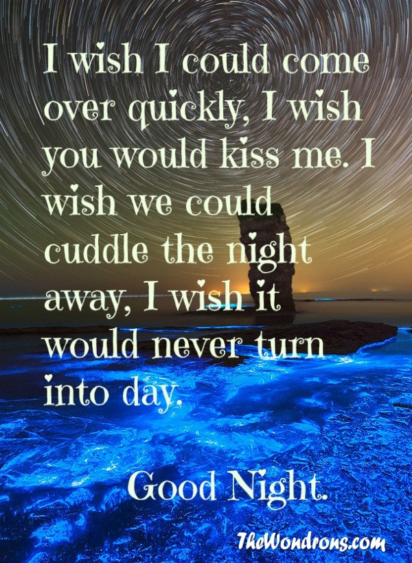 Romantic Good Night Quotes For Her
 Romantic Good Night Quotes For Him QuotesGram