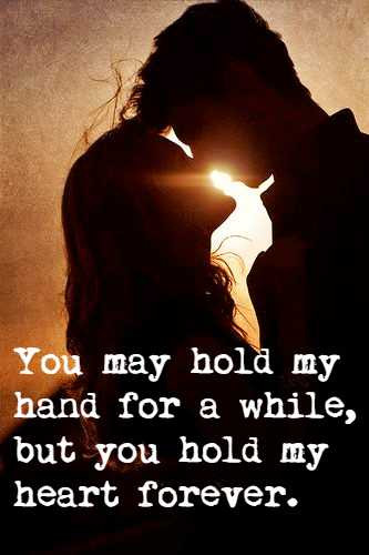 Romantic Quotes For Boyfriend
 2 My love for you is a journey starting at forever and