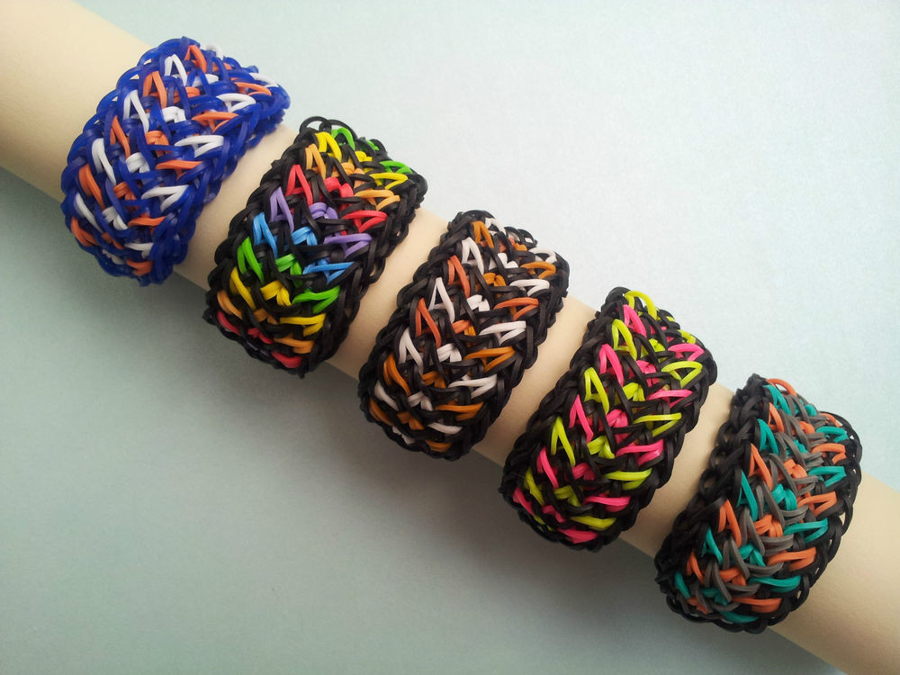 Rubber Band Bracelets
 Rainbow Loom Rubber Band Bracelet Galaxy Pick or Custom