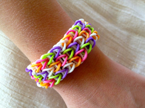 Rubber Band Bracelets
 Rainbow Loom friendship bracelet rubber bands by
