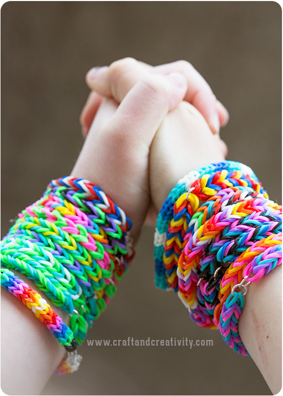Rubber Band Bracelets
 Simple DIY Rubber Band Bracelets No Loom Required