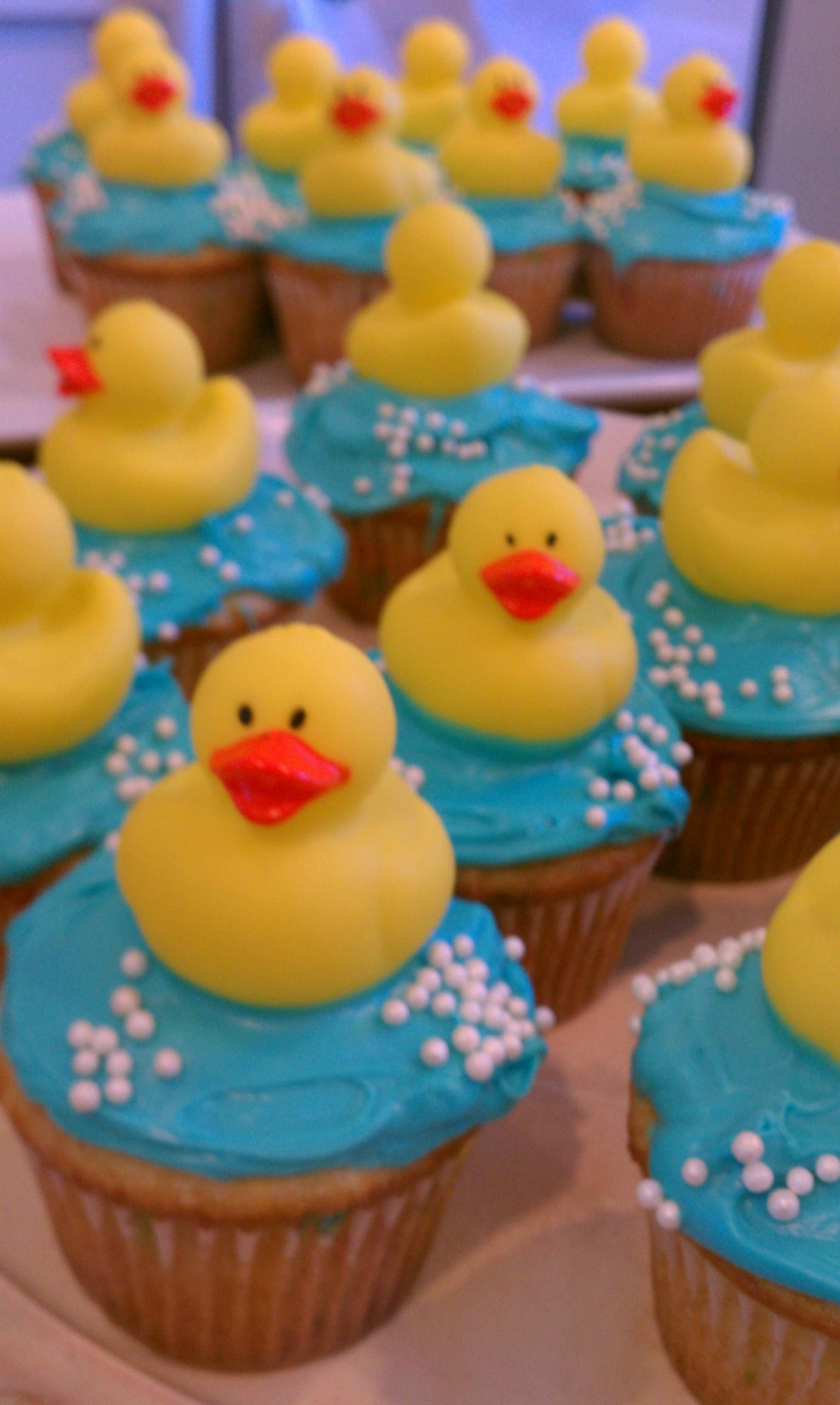 Rubber Duckie Cupcakes
 Duck cupcakes for g s first birthday