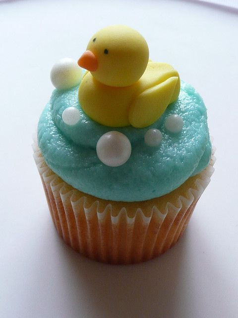 Rubber Duckie Cupcakes
 RUBBER ducky Cutest cupcakes ever Would be great for