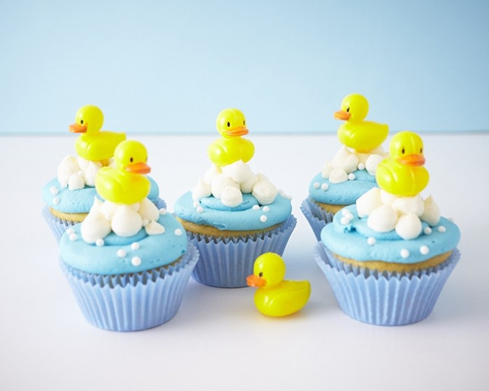 Rubber Duckie Cupcakes
 Rubber Ducky and Bubbles Cupcake Kit