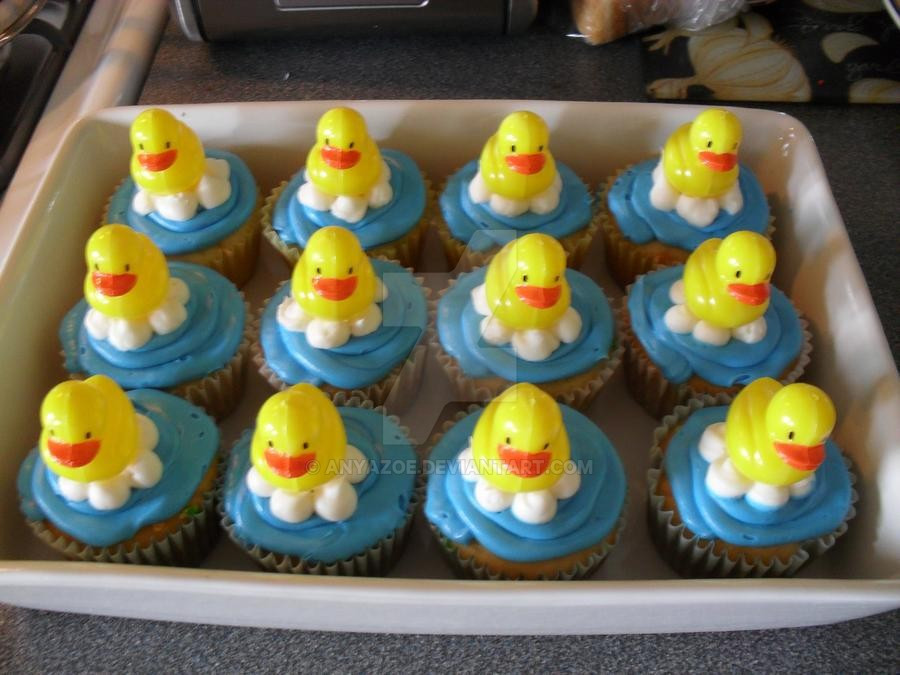Rubber Duckie Cupcakes
 Rubber Ducky cupcakes by AnyaZoe on DeviantArt
