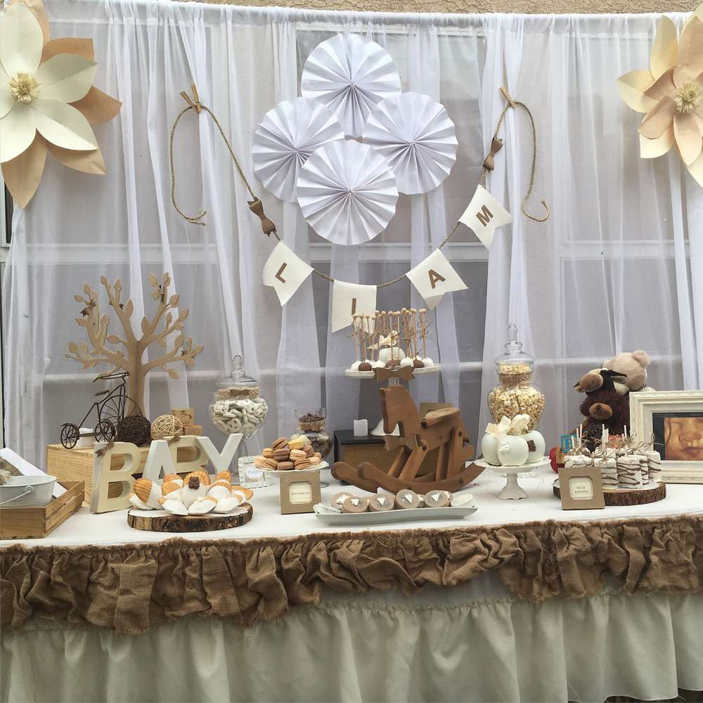 Rustic Baby Shower Decor
 Rustic and Vintage baby shower Baby Shower Party Ideas