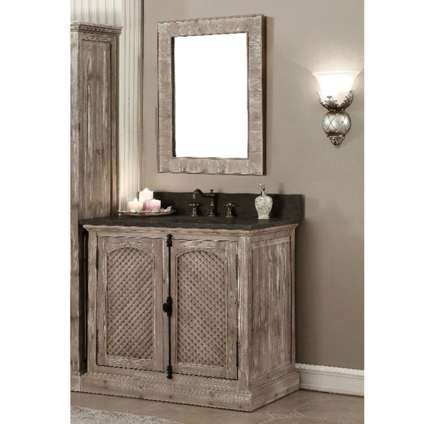 Rustic Bathroom Vanity Mirrors
 Shop Rustic Style 36 inch Single Sink Driftwood Finished