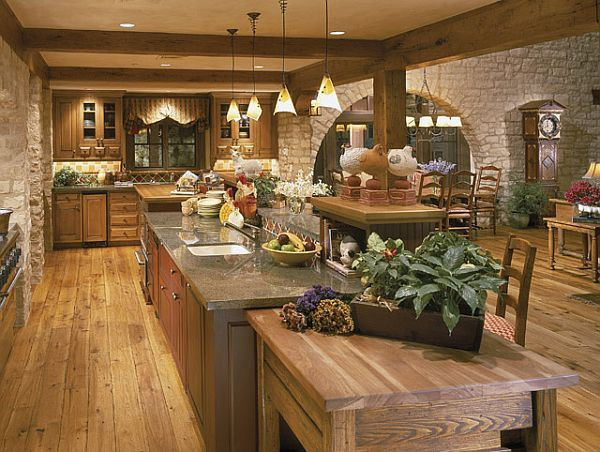 Rustic Kitchen Design
 Create a rustic kitchen design with the help of stone veneers