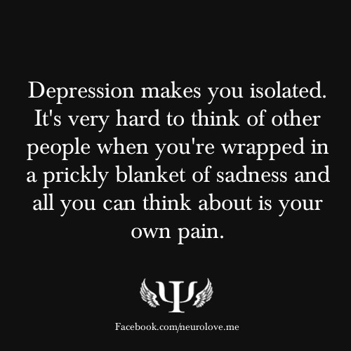 Sad Quotes About Pain
 Depression Hurts Quotes Alone QuotesGram