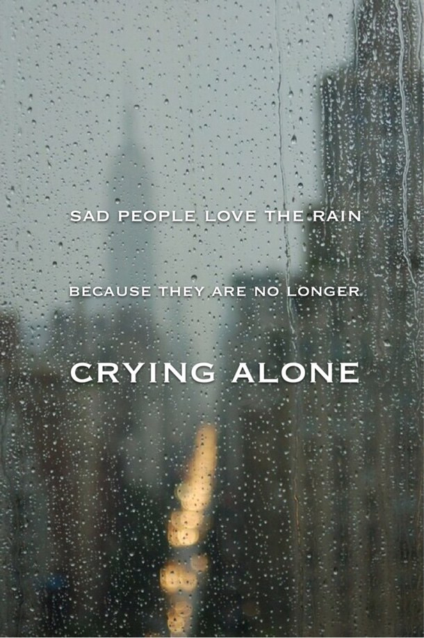 Sad Rain Quotes
 alternative crying people quotes rain sad image