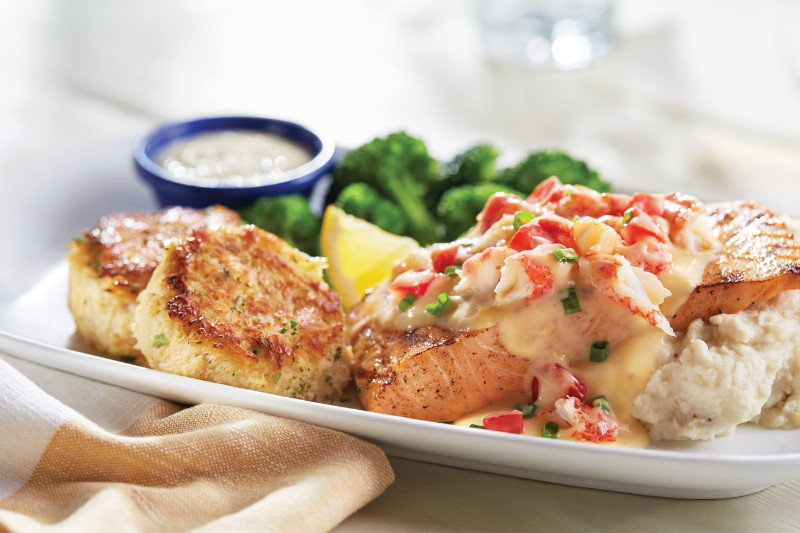 Salmon Crab Cakes
 Crabfest is back at Red Lobster