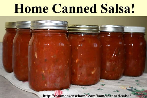 Salsa Canning Recipe
 Home Canned Salsa