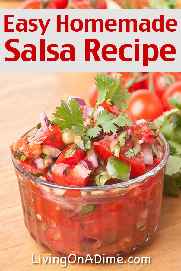 Salsa Recipe Simple
 Homemade Salsa Recipe Fresh Salsa Is A Great Use For