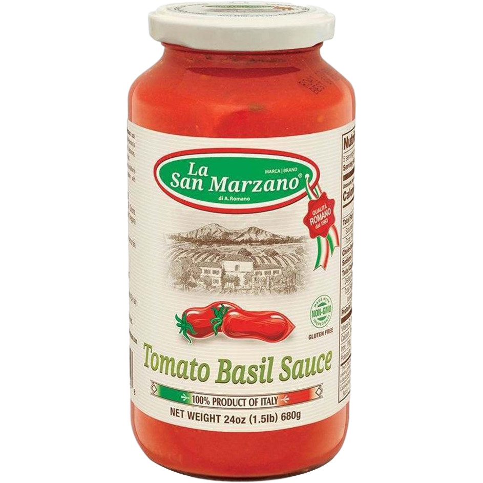 San Marzano Pizza Sauce
 Basil Tomato Sauce by La San Marzano 24 oz