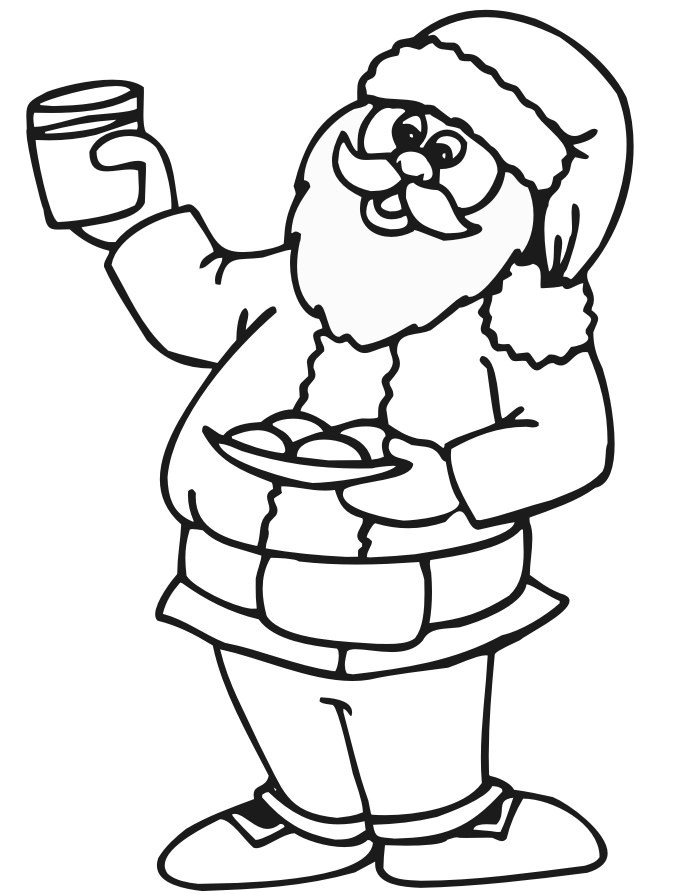 Santa Coloring Pages Printable Free
 61 Best Santa Templates Shapes Crafts & Colouring Pages