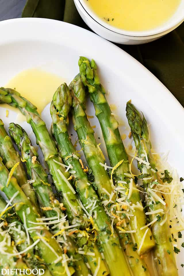 Sauces For Asparagus
 Asparagus with Lemon Butter Sauce Recipe Diethood