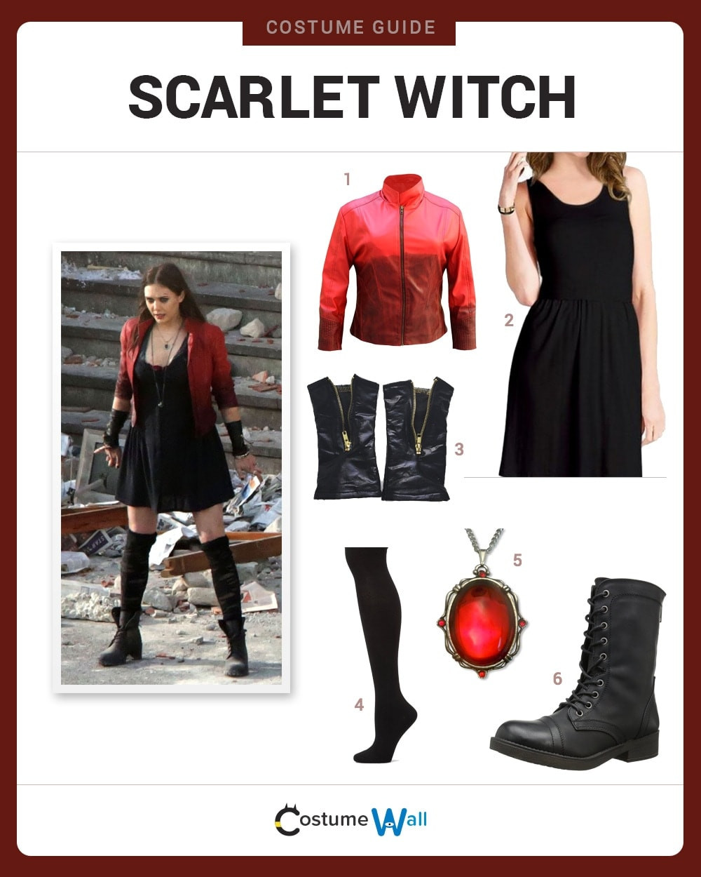 Scarlet Witch Costume DIY
 How to Dress Up As Your Favorite Superhero This Halloween