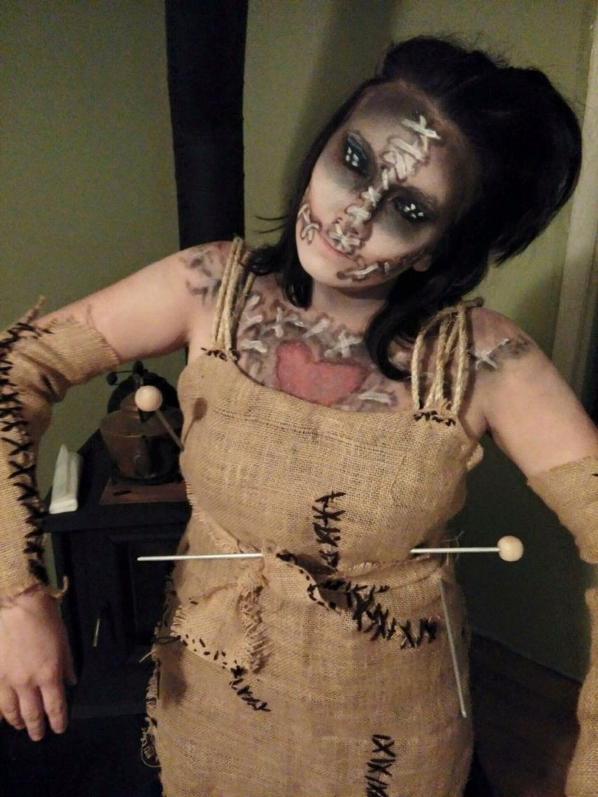Scary Halloween Costumes DIY
 Voodoo doll home made costume