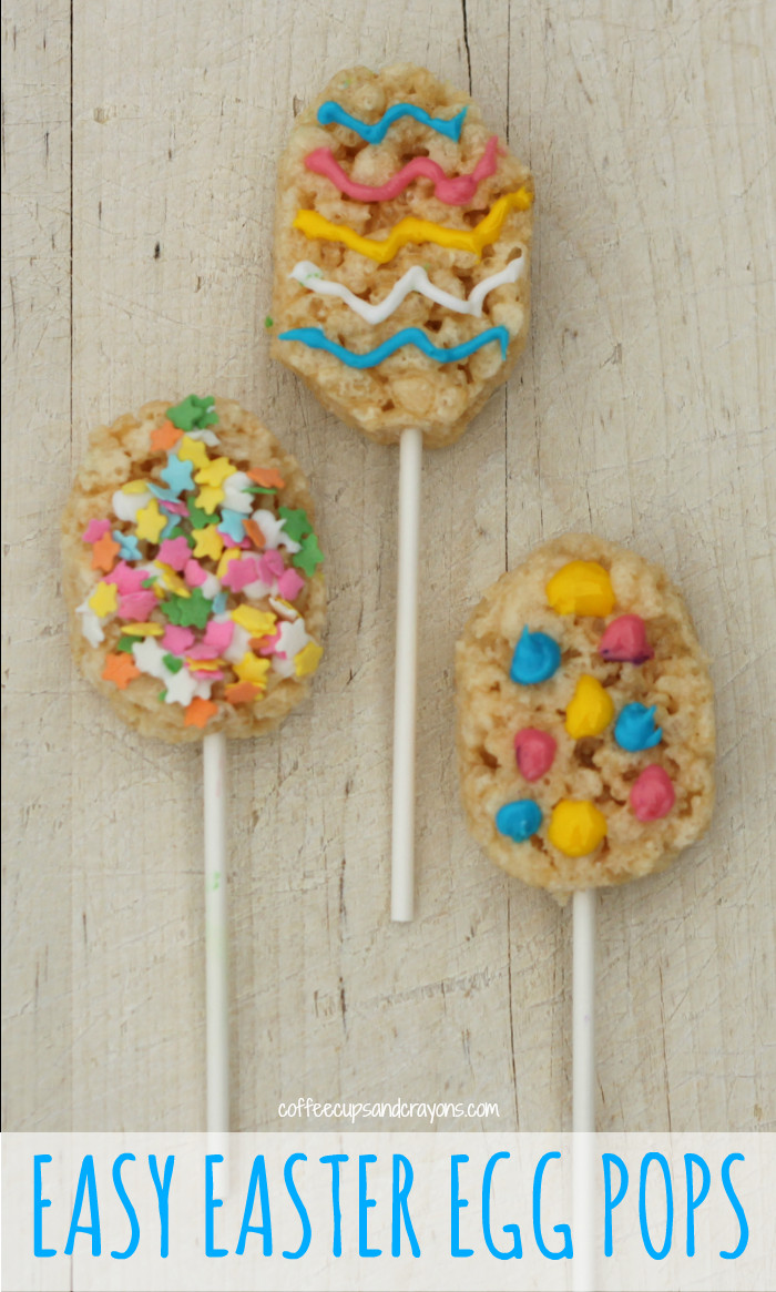 School Easter Party Ideas
 Easy Easter Egg Rice Krispies Pops