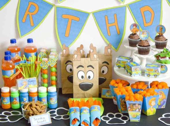 Scooby Doo Birthday Decorations
 Scooby Doo birthday party ideas and printables