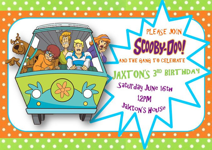 Scooby Doo Birthday Invitations
 Scooby Doo Birthday Invitation Templates